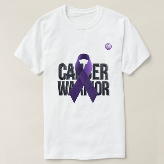 Cancer Warrior T-Shirt (Design framsida)