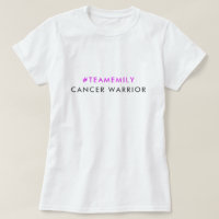 Cancer Warrior | Team Namn Hashtag Modern Rosa