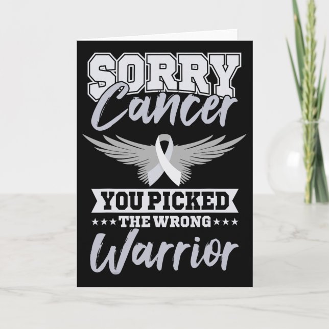 Cancer Warrior World Cancer Day Gift Pink Ribbon  Kort (Framsida)