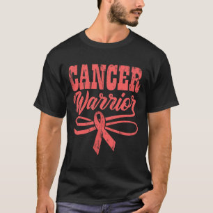 CANCER WARRIOR World Cancer Day Rosa Ribbon 1 T Shirt