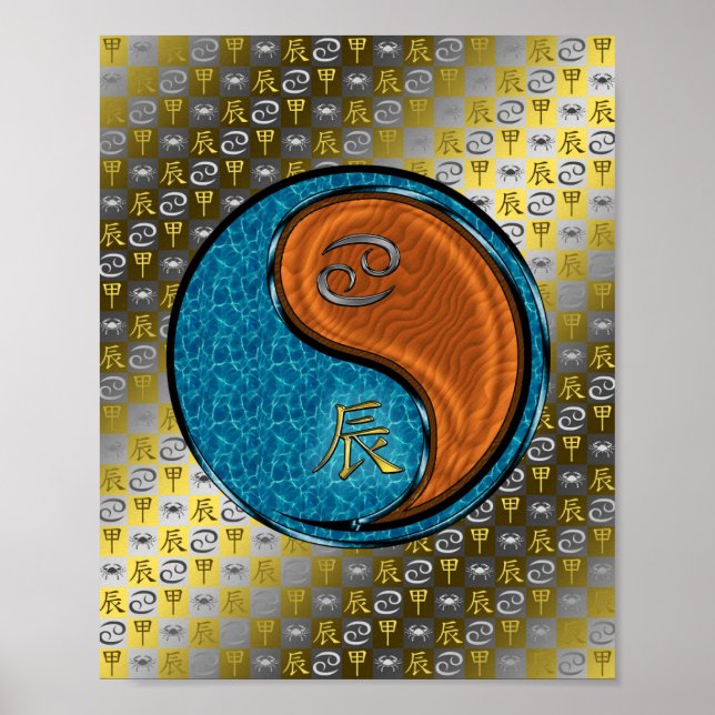 Cancer & Wood Dragon Poster (Framsidan)