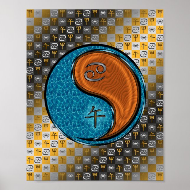 Cancer & Wood Horse Poster (Framsidan)