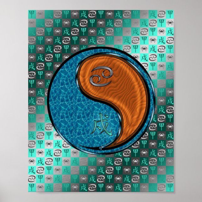 Cancer & Wood Hund Poster (Framsidan)