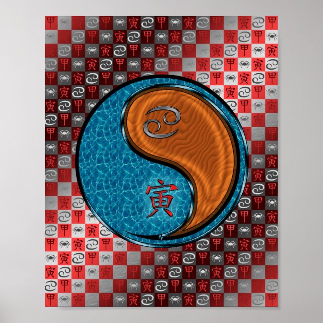 Cancer & Wood Tiger Poster (Framsidan)