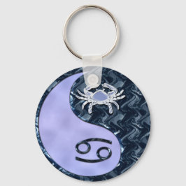 Cancer Yin Yang Nyckelring