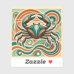 Cancer Zodiac Anpassningsbar-cut vinylSticker Klistermärken