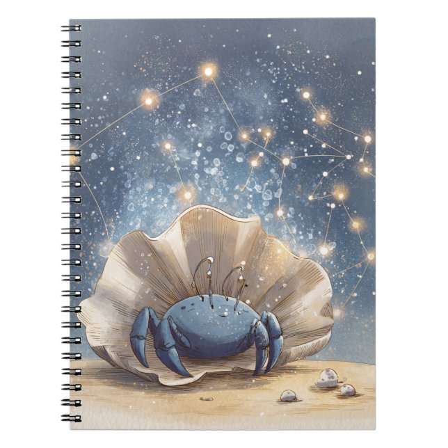 Cancer Zodiac - bärbar dator Anteckningsbok (Framsidan)
