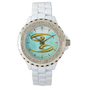 CANCER ZODIAC BIRTHDAY JEWEL AQUA BLUE OPALE Teal Armbandsur