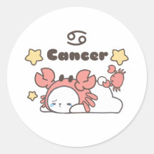 Cancer Zodiac Charm - Adsible Crab-Ccap Bunny
