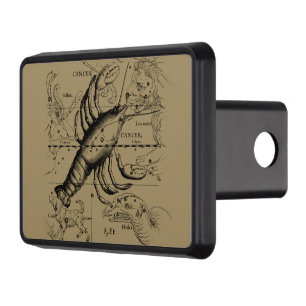 Cancer Zodiac Constellation by Hevelius 1690 Skydd För Dragkrok