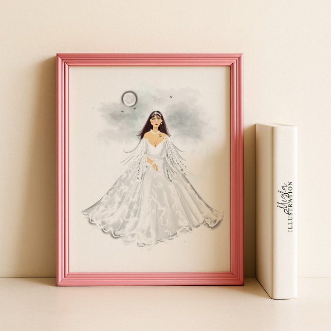 Cancer Zodiac Illustration – Hand Drawn Poster (Skapare uppladdad)