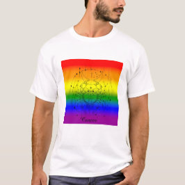 Cancer Zodiac LGBTQ-Pridet Regnbåge Astrologidesig T Shirt