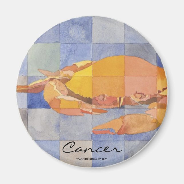 Cancer Zodiac Magnet (Framsidan)