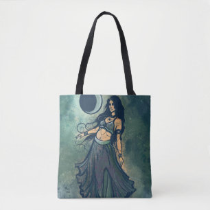 Cancer Zodiac MoonChild Goddess Belly Dancer Tygkasse