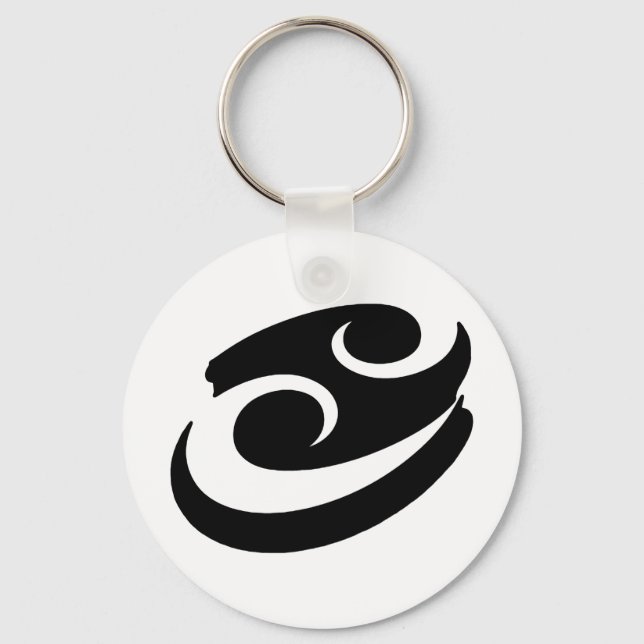Cancer Zodiac Nyckelring (Framsida)