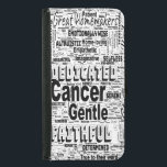 Cancer Zodiac Ord Cloud-inspiration Plånboksfodral För Samsung Galaxy S5<br><div class="desc">Behålla dina viktigaste säkra och din zodiakenergi nära med denna Cancer Zodiac Ord Cloud Galaxy Wallet Telefonväska för Galaxy Wallet. Designat för det djupt känslosamma och närande tecknet från vatten, har det ett hjärtlöst moln från ord av egenskaper som Loyal, Empatic, Protective och Compassionate - egenskaper som definierar en Cancers...</div>