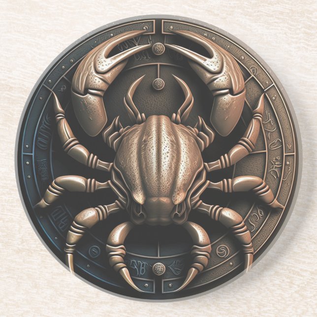 Cancer Zodiac Sign Cancer Horoscope Underlägg (Framsidan)