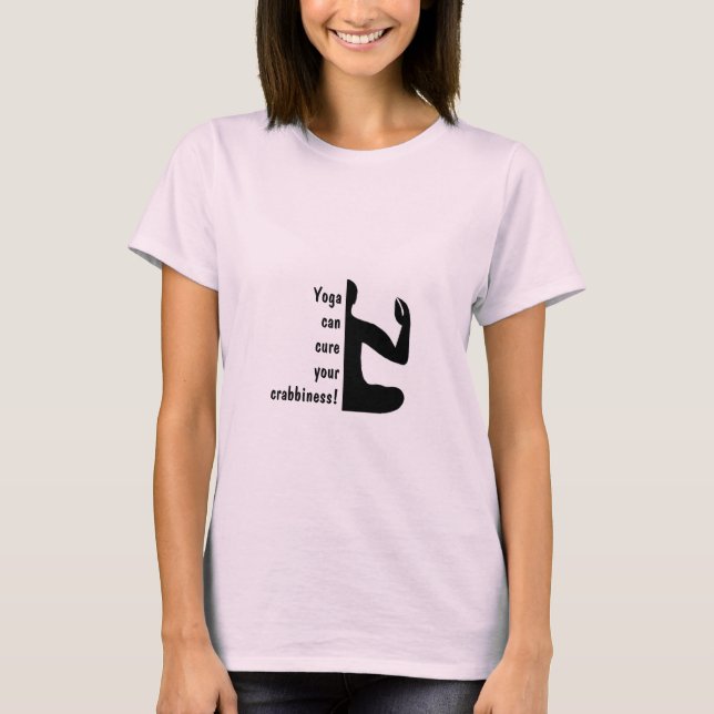 Cancer Zodiac Sign - Petite Yoga T-Shirt (Framsida)