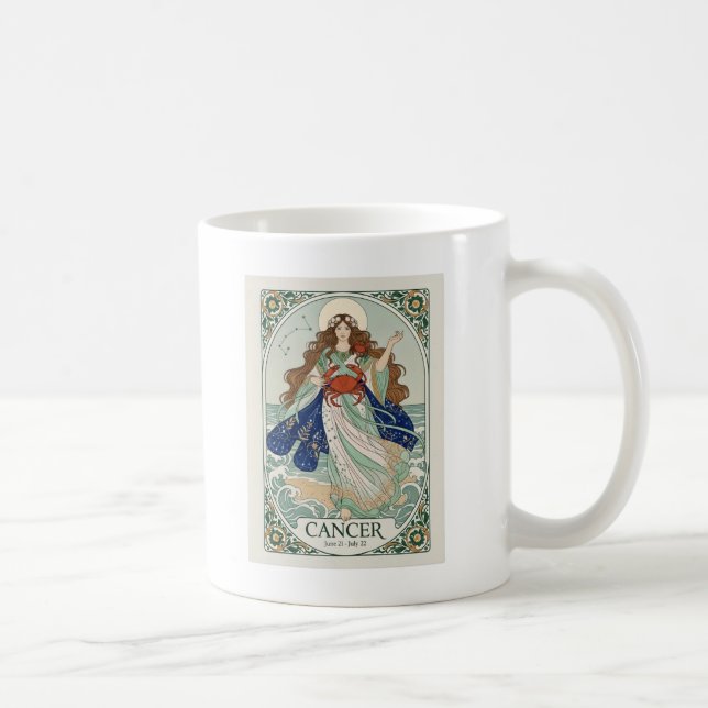 Cancer Zodiac Sign Special Mug Kaffemugg (Höger)