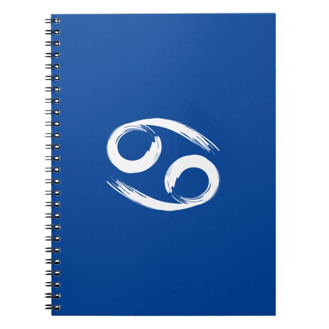 CANCER Zodiac-signering Juni Sommarastrologi Anteckningsbok (Framsidan)