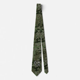 Cancer Zodiac-symbol på Grönt Digital Camo Slips