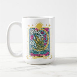 Cancer Zodiac-tecken 15 oz Kaffemugg