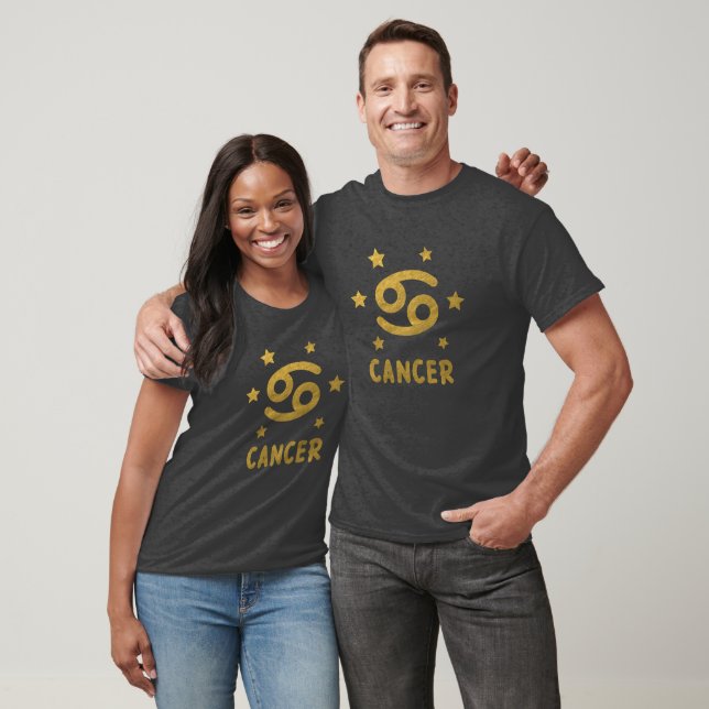 Cancer Zodiac-tecken Astrologi T-Shirt (Unisex)