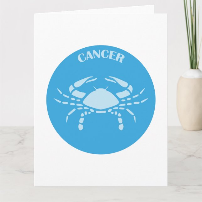Cancer, Zodiac-tecken, Horoscope, Astrologi Kort (Framsida)