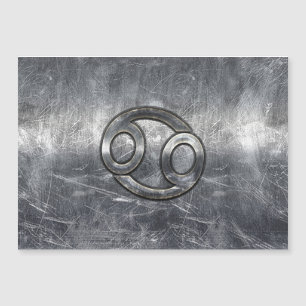 Cancer Zodiac-tecken i Industrial Stil