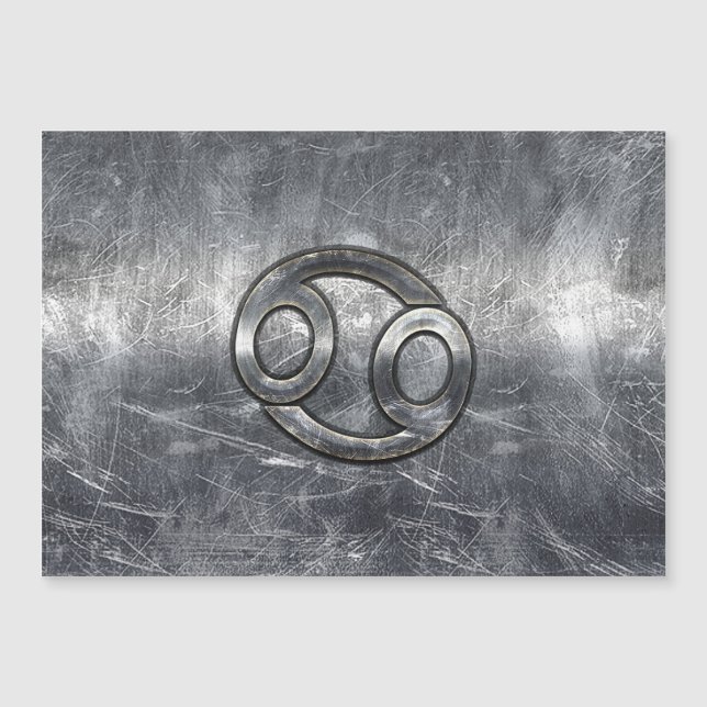 Cancer Zodiac-tecken i Industrial Stil (Framsida)