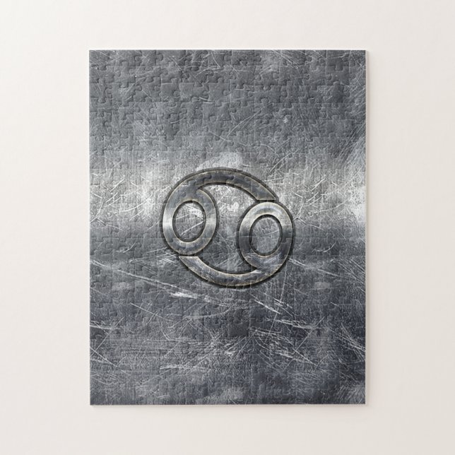 Cancer Zodiac-tecken i Industrial Stil Pussel (Vertikal)