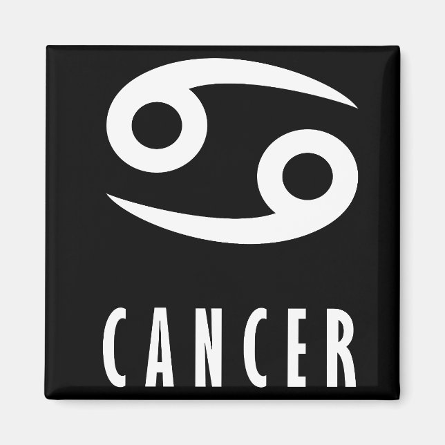 Cancer zodiac-tecken magnet (Framsidan)