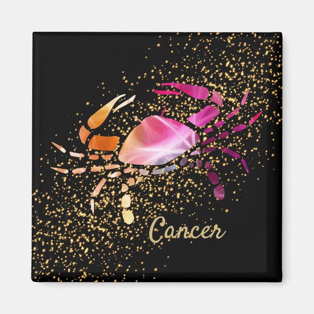 Cancer - Zodiac-tecken Magnet (Framsidan)