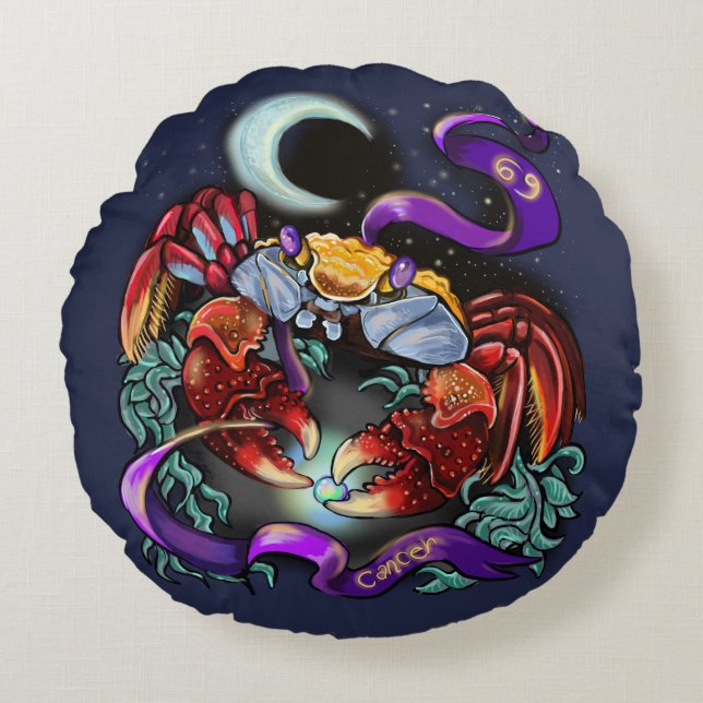 Cancer zodiac-tecken rund kudde (Framsidan)