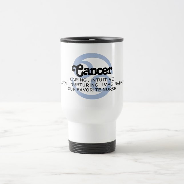 Cancer Zodiac-tecken Tag-favoritsjuksköterskor Resemugg (Center)