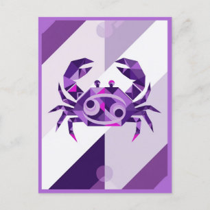 Cancer Zodiac-tecken Vykort