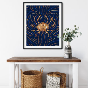 Cancer Zodiac-tecken Zodiac Digital Print Poster