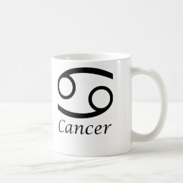 `-Cancer' Zodiac undertecknar Kaffemugg