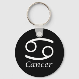 `-Cancer' Zodiac undertecknar Nyckelring