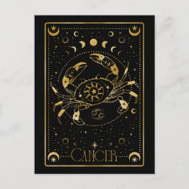 Cancer zodiac vykort