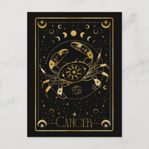 Cancer zodiac vykort