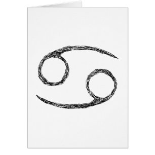 Cancer. Zodiacastrologitecken OBS Kort