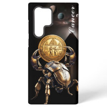 Cancer, zodiak, guld, födsel, design, söt