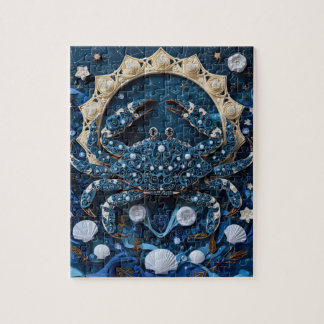 Cancer Zodiak Papper Quilling Pussel