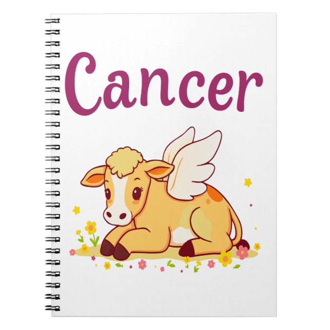 Cancer Zodiakko, Cute Cancer Anteckningsbok (Framsidan)