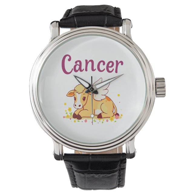 Cancer Zodiakko, Cute Cancer Armbandsur (Framsida)