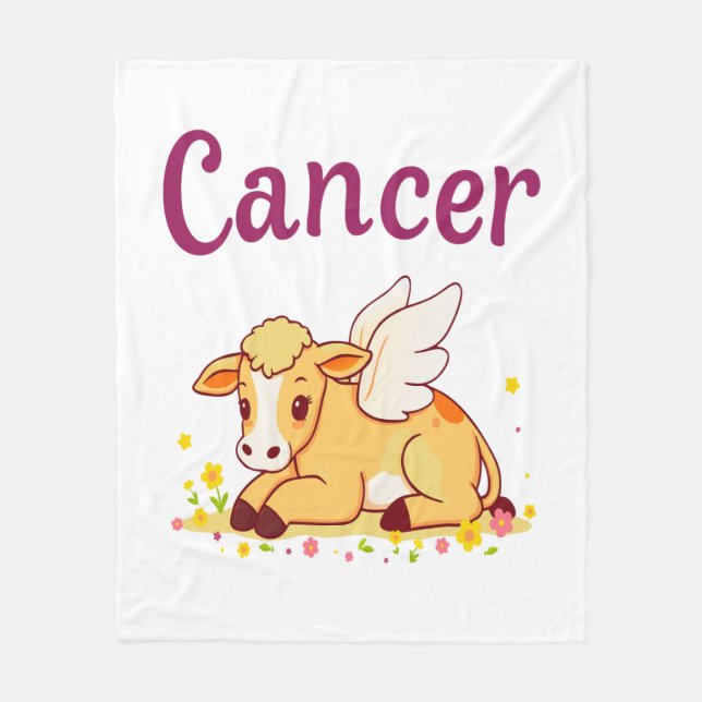 Cancer Zodiakko, Cute Cancer Fleecefilt (Framsidan)
