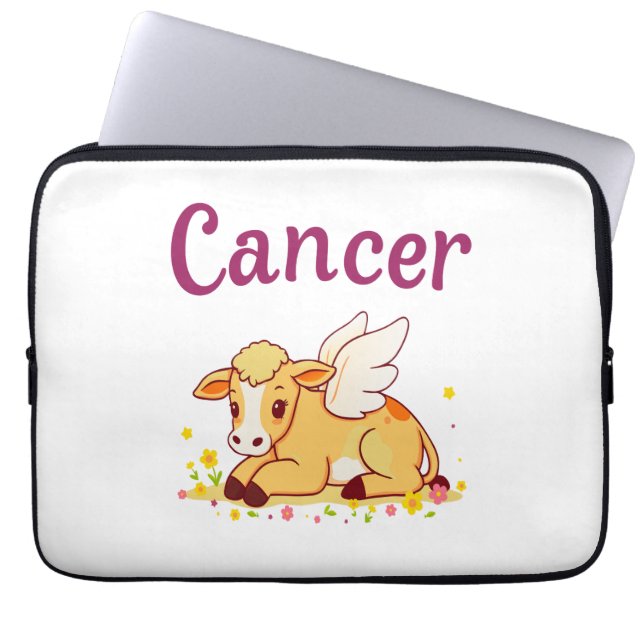 Cancer Zodiakko, Cute Cancer Laptop Fodral (Framsidan)