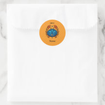 Cancer Zodiakustecken Pop Art - Retro Celestial Kr