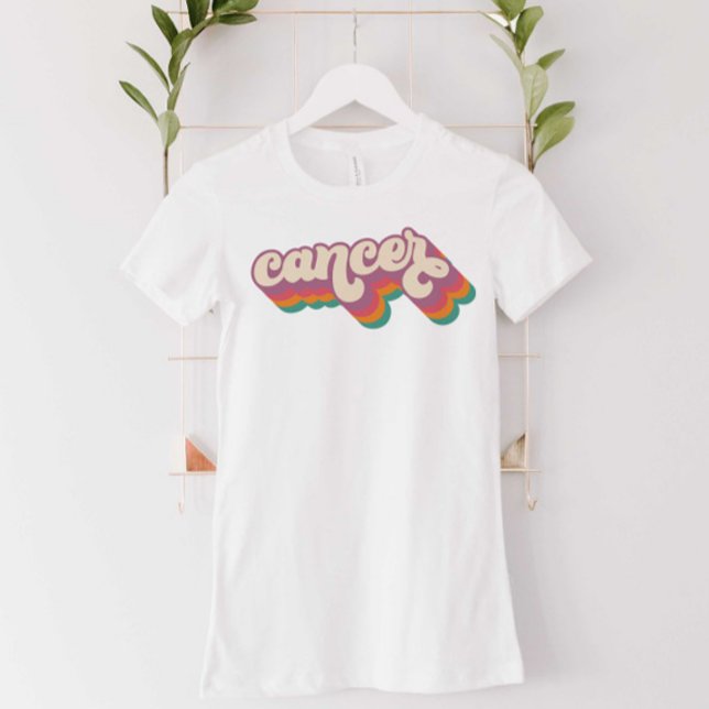 Cancerastrologi Birthday Gift Zodiac Sign Retro T Shirt (Skapare uppladdad)